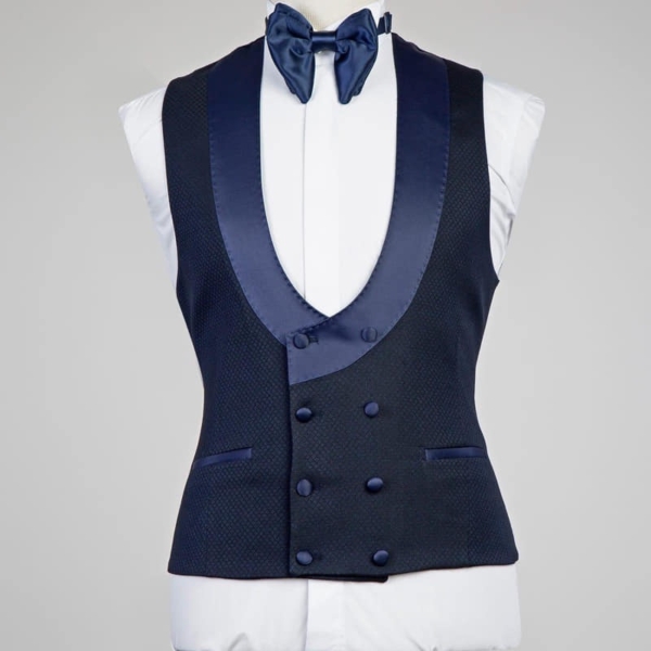 Round Mini Collar Vest - Image 7