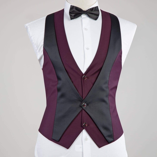 Burgundy Fashion Vest
