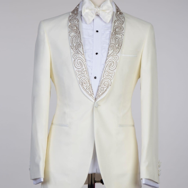 Stone Plaited Tuxedo