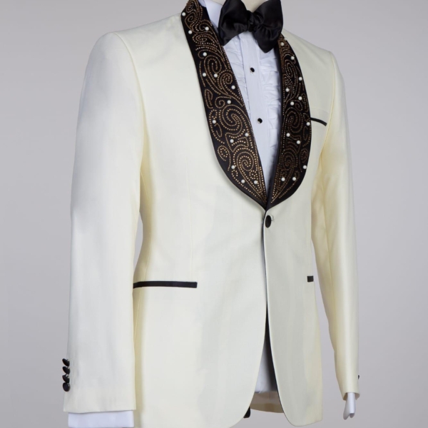 Stone Plaited Tuxedo - Image 3